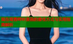 现在观看哔咔漫画的最佳方式与实用指南解析